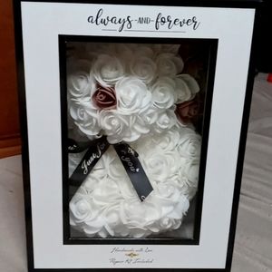 Always And Forever Puppy Just For You Rose Keepsake With Box and Repair Kit